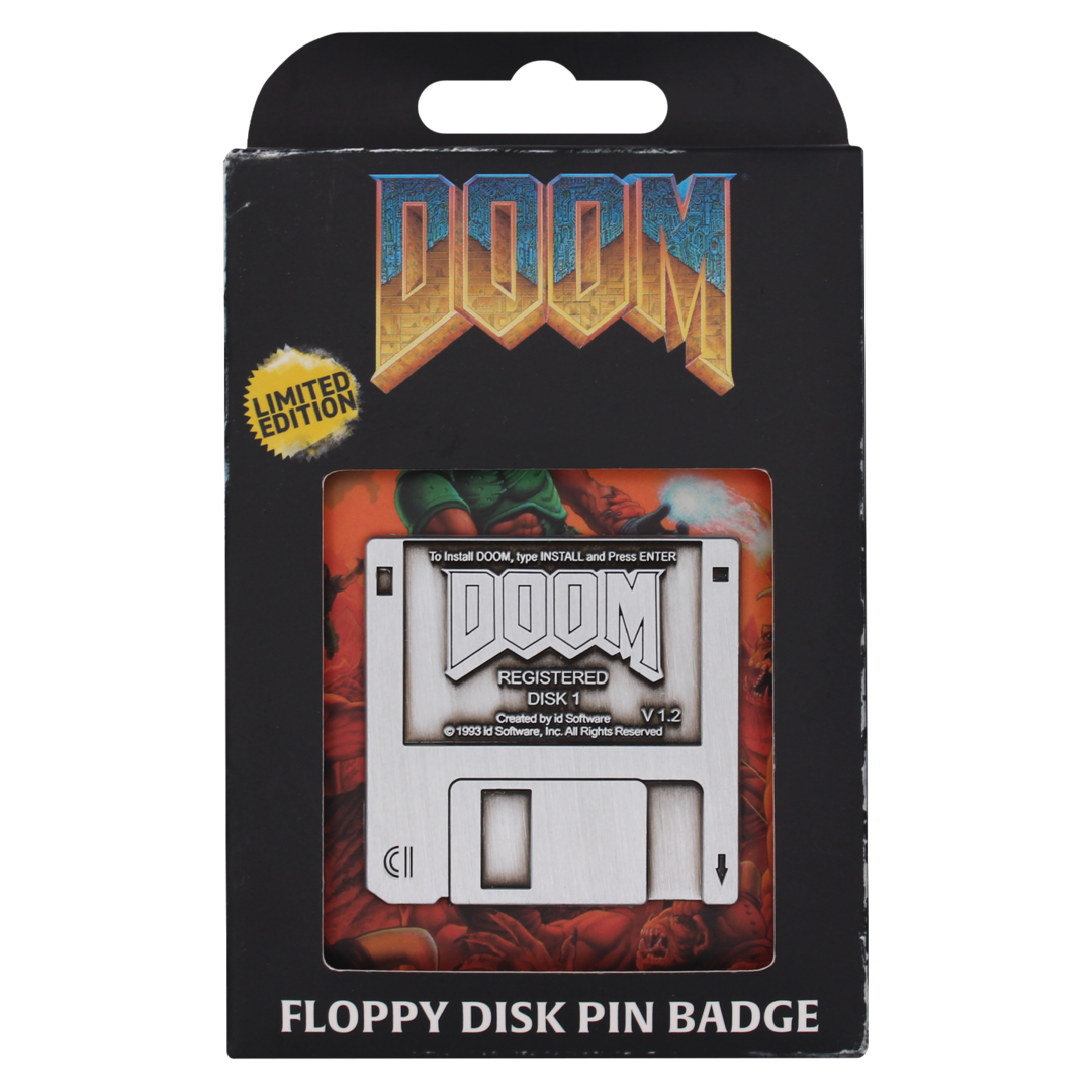 Pin floppy disk doom edición limitada fanattik