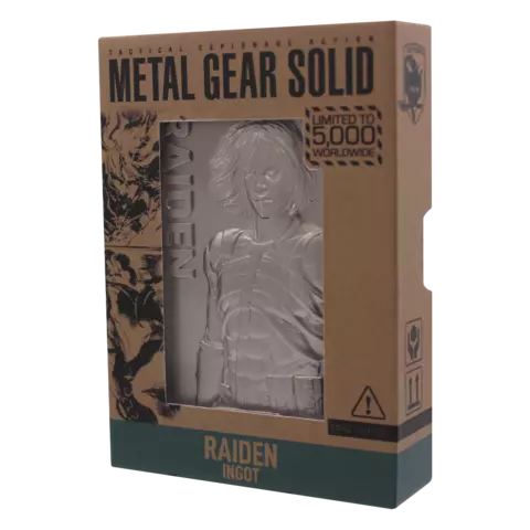 Reservar Placa Metálica Raiden Metal Gear Solid 2 Edición Limitada Fanattik Limitada