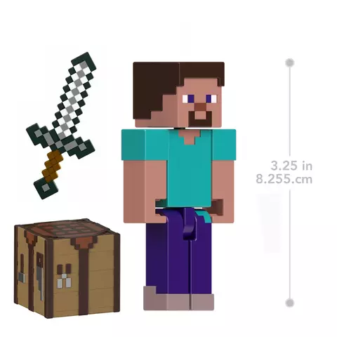 Comprar Figura Steve Minecraft Mattel 8cm Figuras Estándar