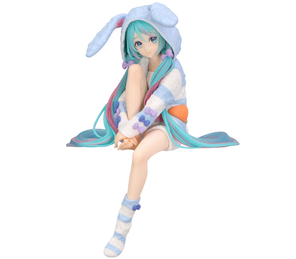 Figura Hatsune Miku Vocaloid Rabbit Ear Pijama Blue Ver. Noodle Stopper Furyu 14cm