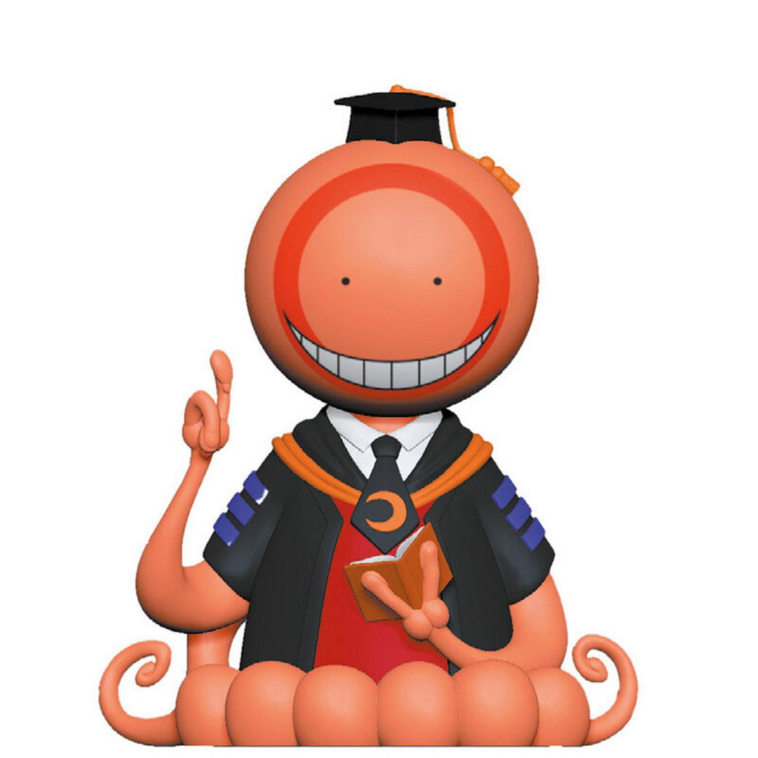 Plastoy Assassination Classroom Hucha Koro Sensei Naranja - Plástico - 16 cm