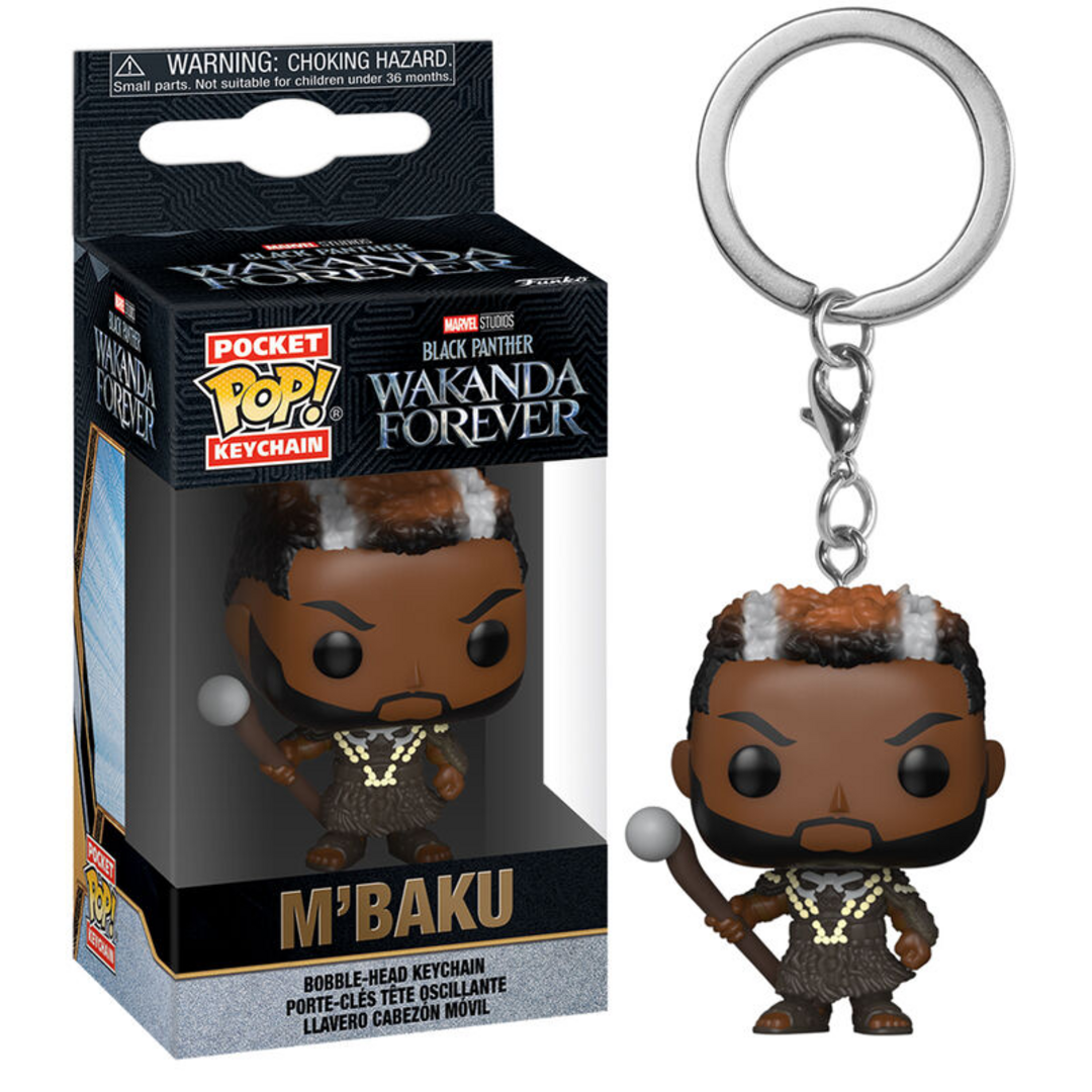 Black panther: wakanda forever - pop keychain m´baku