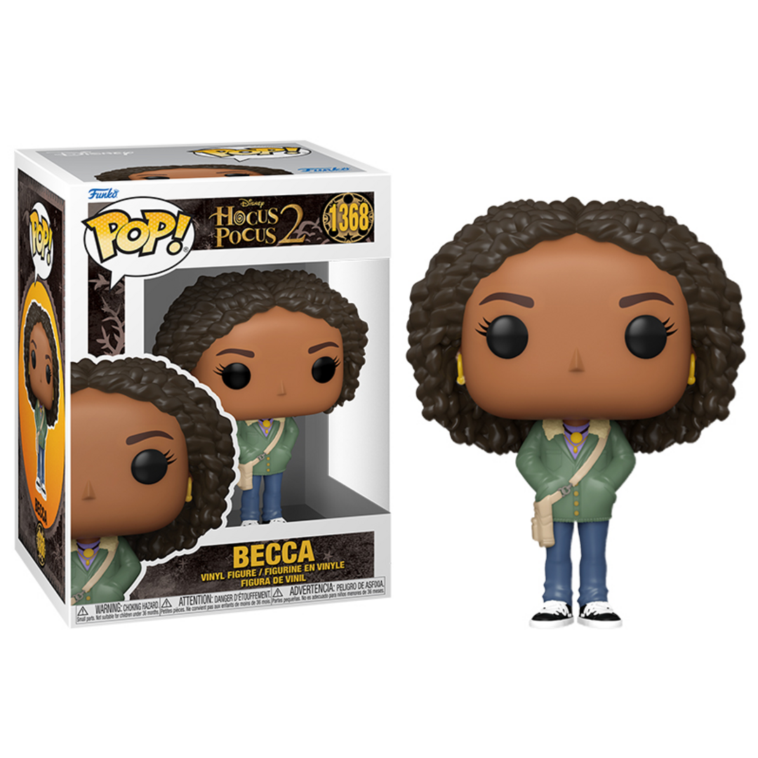 Funko Pop! Disney: Disney Hocus Pocus 2- Becca with Accessories - Figura de Vinilo Coleccionable - Idea de Regalo- Mercancia Oficial - Juguetes para Niños y Adultos - Movies Fans