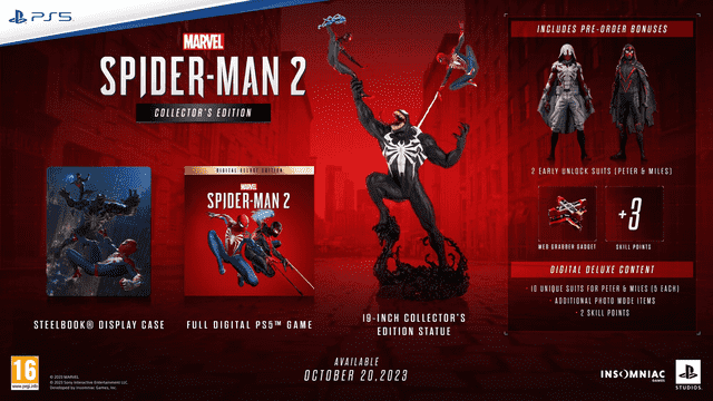 Cubierta PS5 Standard Marvel´s Spider-Man 2 Edición Limitada. Playstation  5