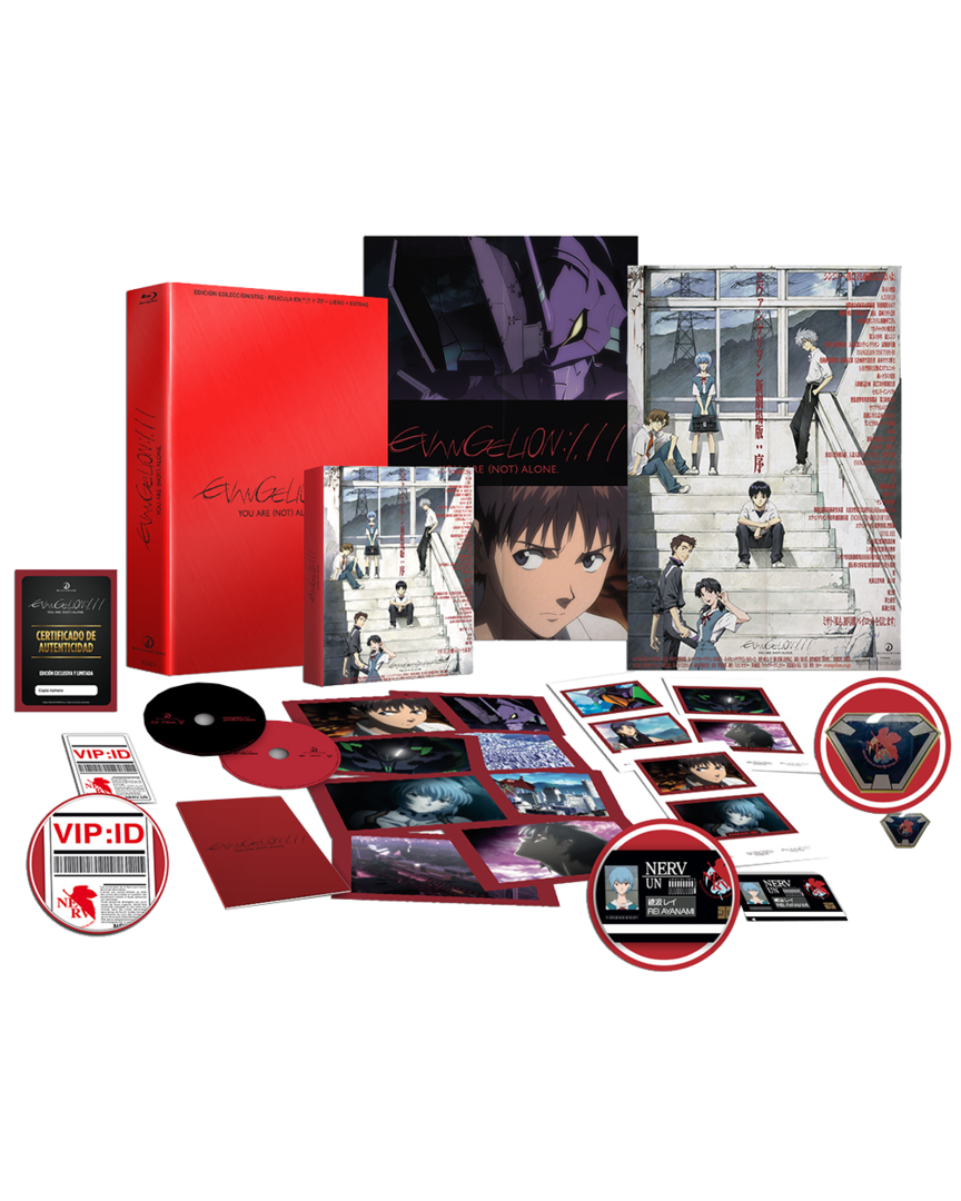 Evangelion:1.11 you are not alone edición coleccionista blu-ray