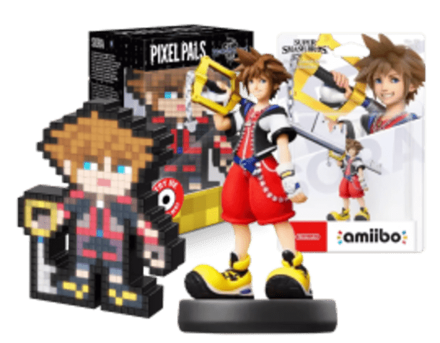 Comprar Figura amiibo Sora Kingdom Hearts (Serie SSB.) + Pixel