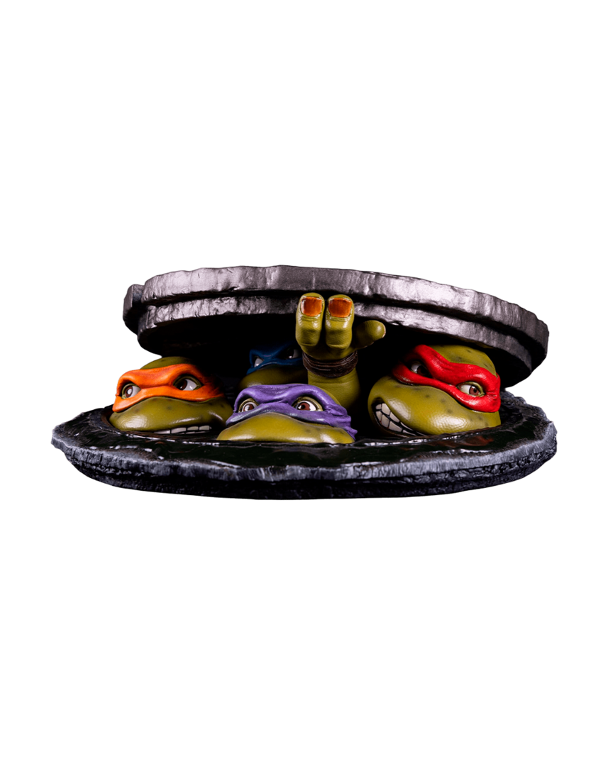 Estatua diorama alcantarilla tortugas ninja 1/4 premium collectibles studio