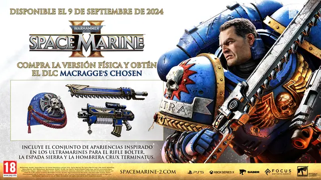 DLC MacRagge's Chosen - Warhammer 40K SpaceMarine - PS5