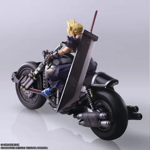 Reservar Figura Final Fantasy VII Cloud Strife y Hardy-Daytona Bring Arts Square Enix Figuras de Videojuegos