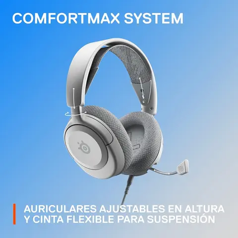 Reservar Auriculares Gaming Arctis Nova 1P Blancos con Cable Steelseries PS5 screen 6