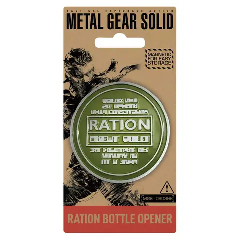 Comprar Metal Gear Solid Ration Abridor de Botellas Limitada