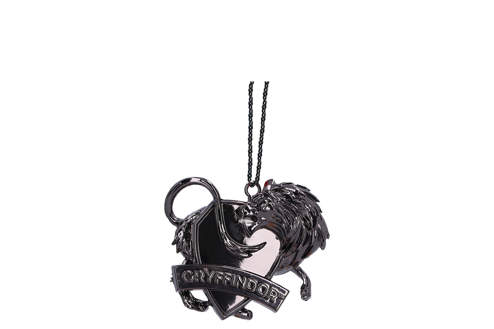 Harry potter gryffindor crest (silver) hanging ornament