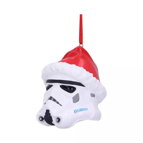 Stormtrooper Santa Hat Hanging Ornament 8.3cm