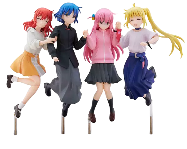 Pack 4 Figuras Bocchi the Rock Jumping Girls Aniplex