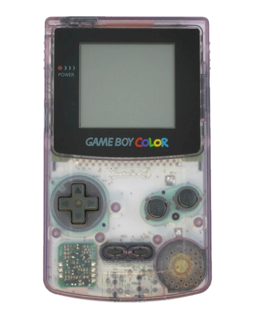 Consola gameboy color atomic purple reaco. grado a