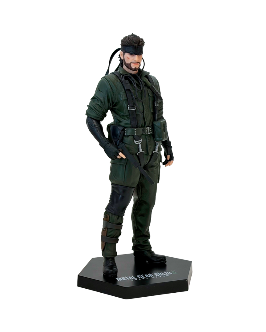 Figura naked snake metal gear solid delta: snake eater konami