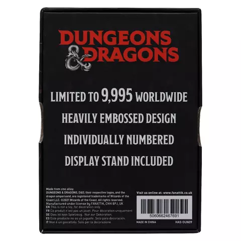 Comprar Lingote Manual Monstruos Dungeons & Dragons Edición Limitada Fanattik Limitada