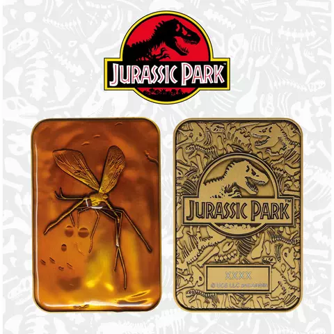 Reservar Réplica Lingote Mosquito en Ámbar Jurassic Park Edición Limitada Fanattik Limitada