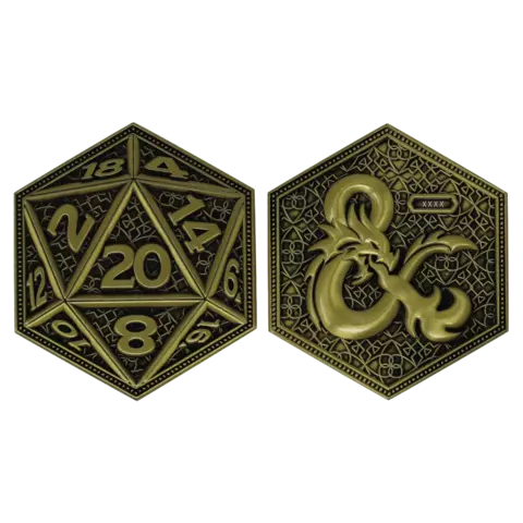 Moneda Dungeons & Dragons Edición Limitada Fanattik