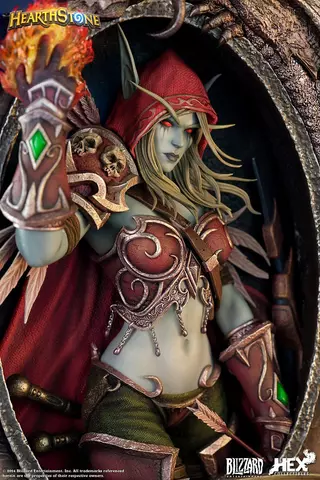 Reservar Estatua Sylvanas Windrunner Hearthstone 3D Art Frame Statue HEX Collectibles Figuras Estándar