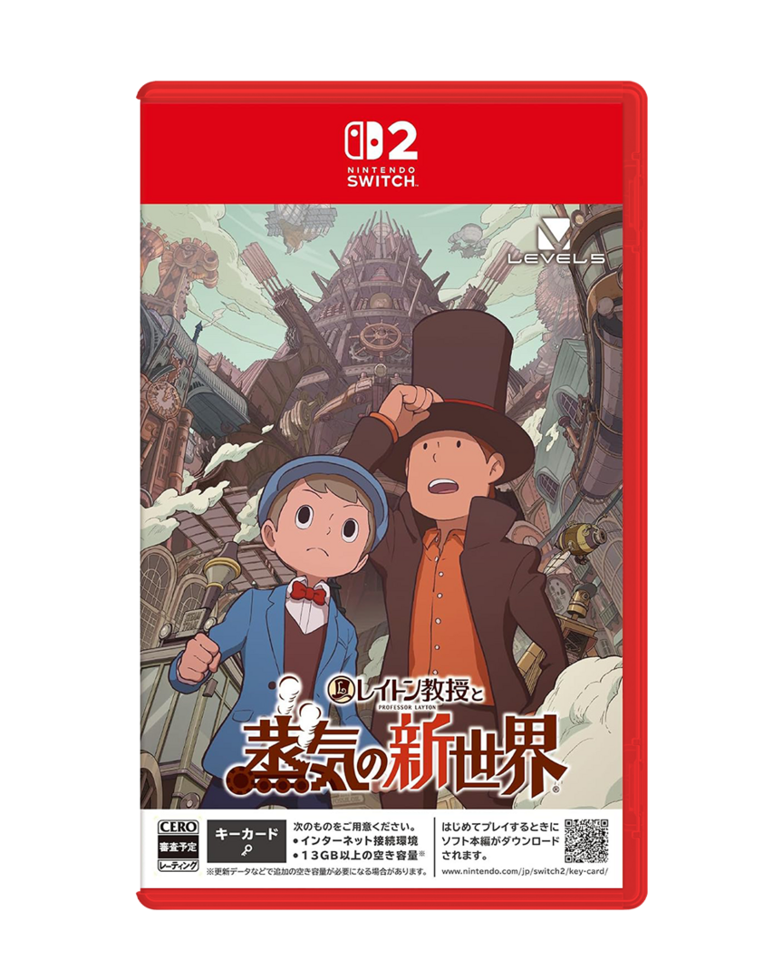 Professor layton and the new world of steam (multi-lenguaje) - imp jpn
