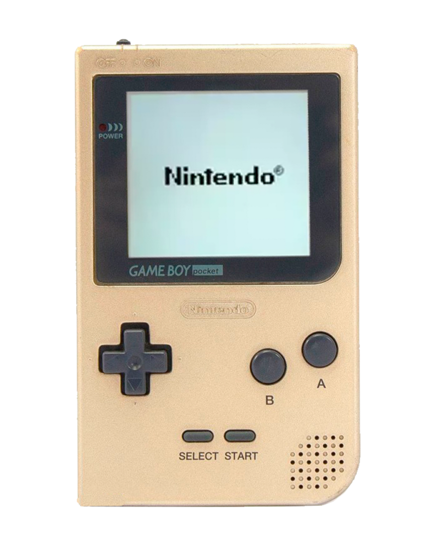Nintendo gameboy pocket gold ips v2 backlit reaco. grado a