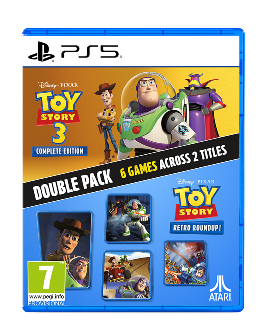 Toy story: retro roundup! + toy story 3 complete edition double pack
