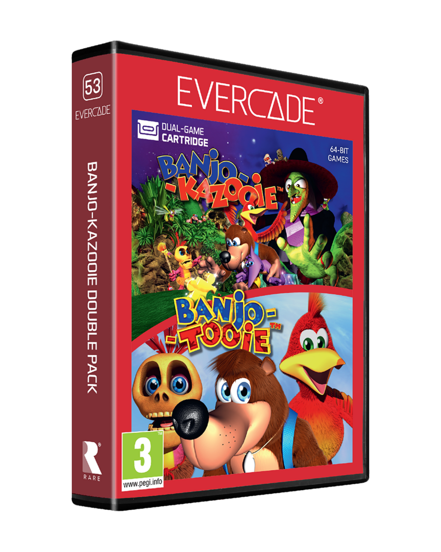 Cartucho evercade banjo-kazooie double pack