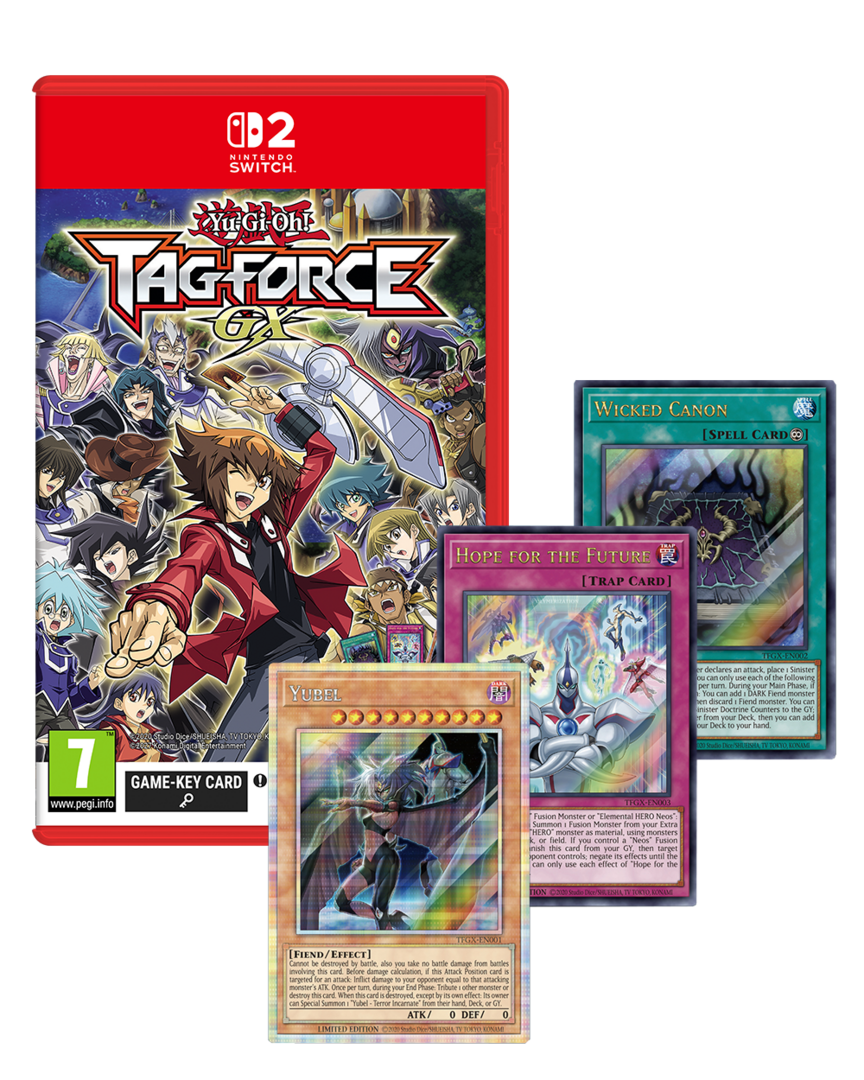 Yu-gi-oh! tag force gx edición nintendo switch 2 - gkc