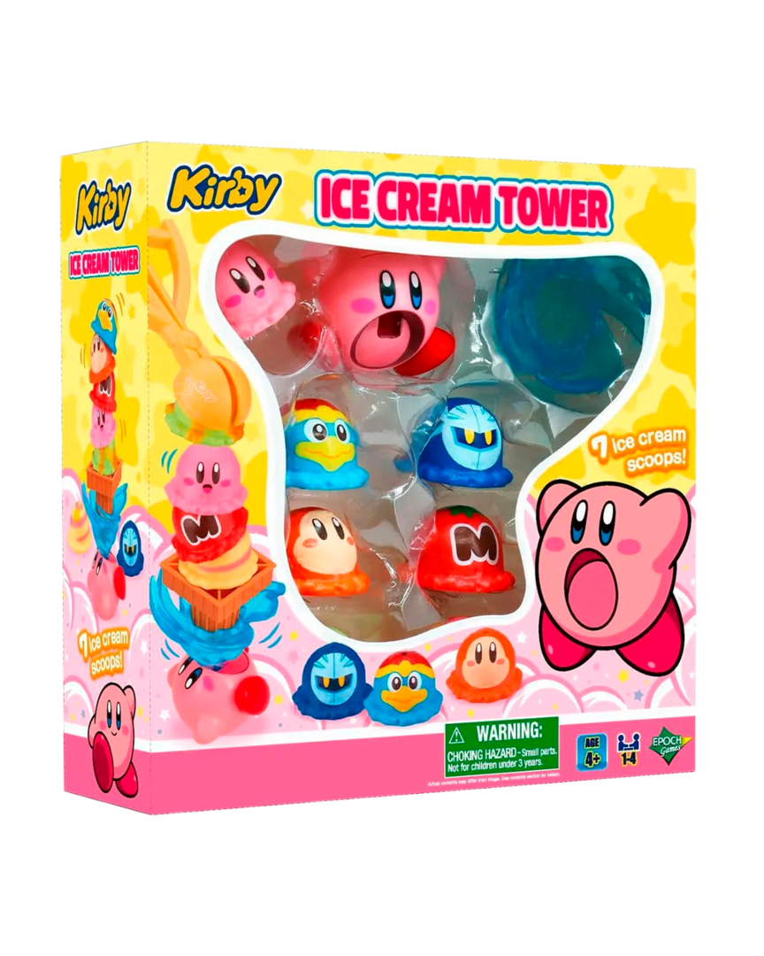 Juego de mesa kirby ice cream stacking tower epoch toys