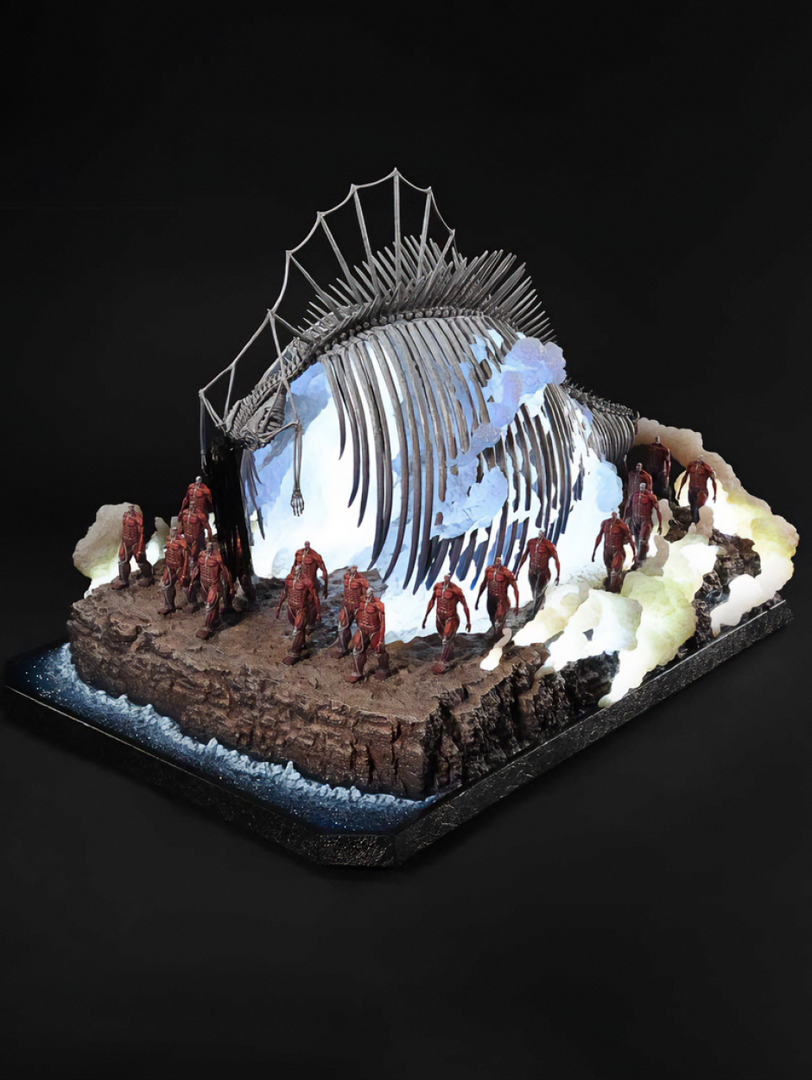 Diorama the rumbling attack on titan ultimate masterline bonus ver. prime 1 studio