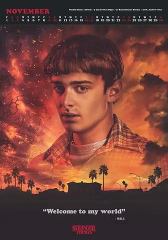 Comprar Calendario A3 Deluxe 2024 Stranger Things 