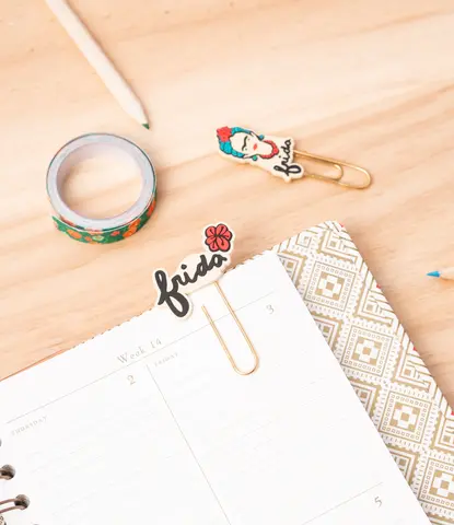 Comprar Clips Con Topper Frida Kahlo 