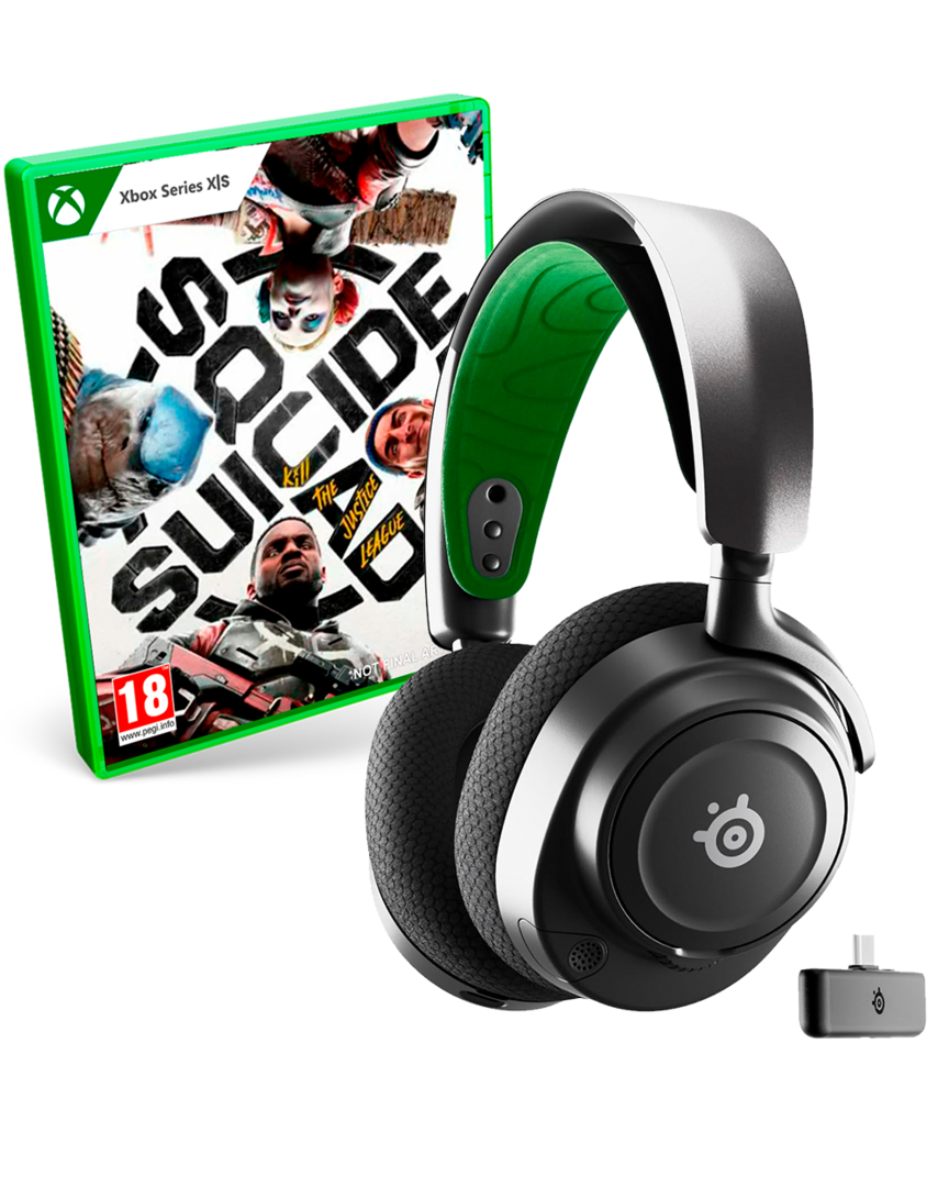 Auriculares Gaming Arctis Nova 7X Inalámbricos Steelseries + Suicide Squad: Kill the Justice League