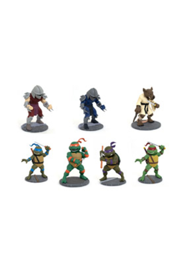 Teenage mutant ninja turtles surtido 12 mini figuras 8 cm pvc tmnt d-formz