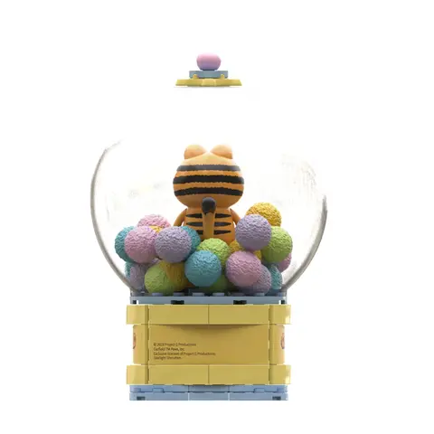 Reservar Garfield Gumball Machine Set Construccion 14 cm Garfield Crystal Ball Series Estándar