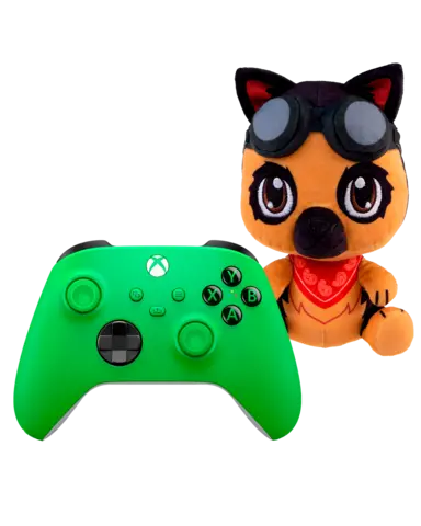 Comprar Mando Inalámbrico Velocity Green + Peluche Albóndiga Fallout Stubbins Xbox Series