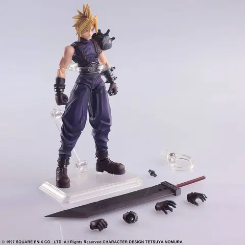 Reservar Figura Cloud Strife Final Fantasy VII Bring Arts Square Enix Figuras de Videojuegos