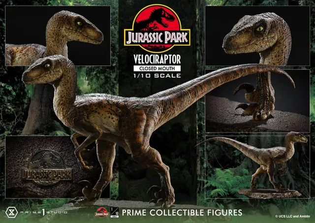Reservar Estatua Velociraptor Jurassic Park 1/10 Prime1 Figuras Edición Limitada