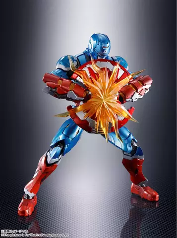 Figura Captain America Figura 15,5 Cm Tech-On Avengers Sh Figuarts