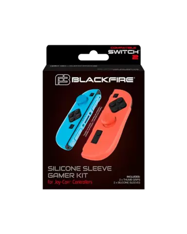 Gamer Kit Fundas de Silicona - Blackfire Switch 2