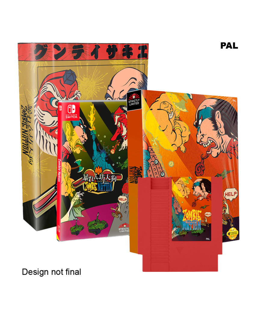 Zombie nation bundle - collector edition (nintendo switch, nes (ntsc))