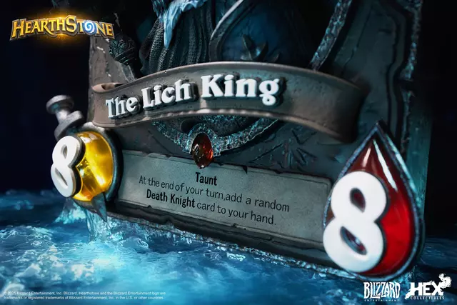 Reservar Figura Rey Exánime Hearthstone 3D Art Frame HEX Collectibles Figuras Estándar