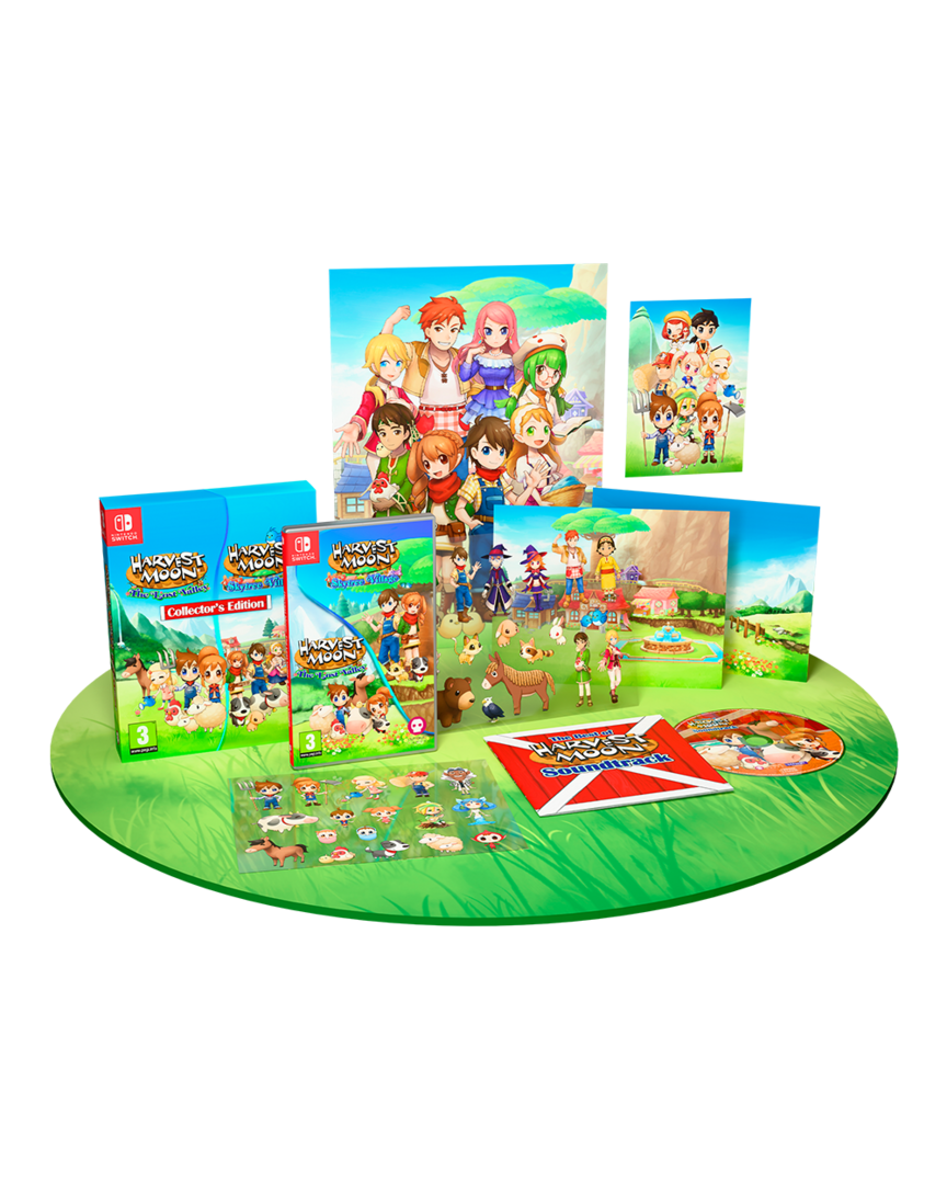 Harvest moon: the lost valley & skytree village collector’s edition