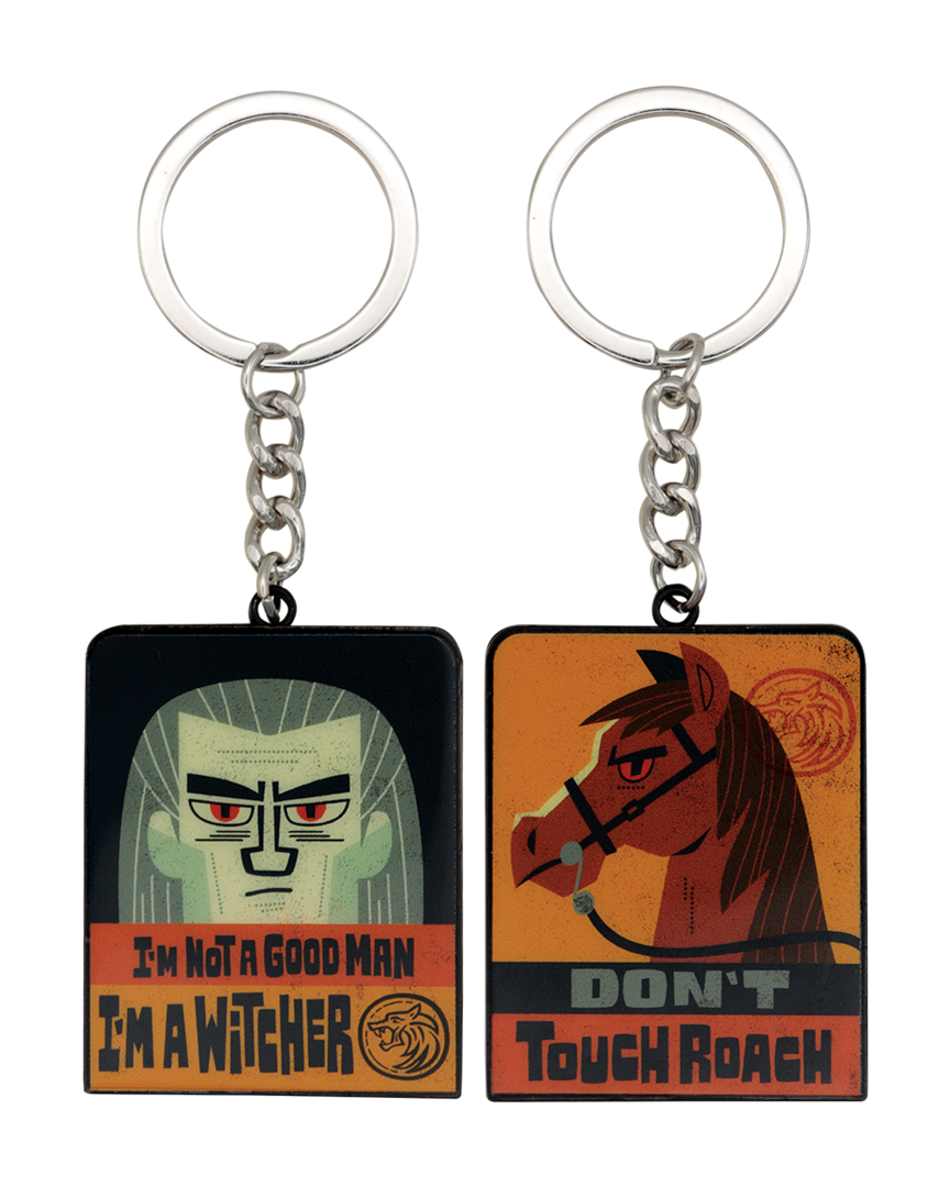 Llavero The Witcher & Roach The Witcher Fanattik Edición Limitada