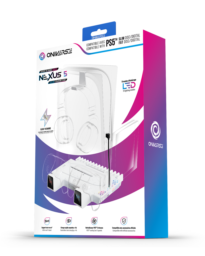 Estación de carga multifunción nexus 5 oniverse blanco