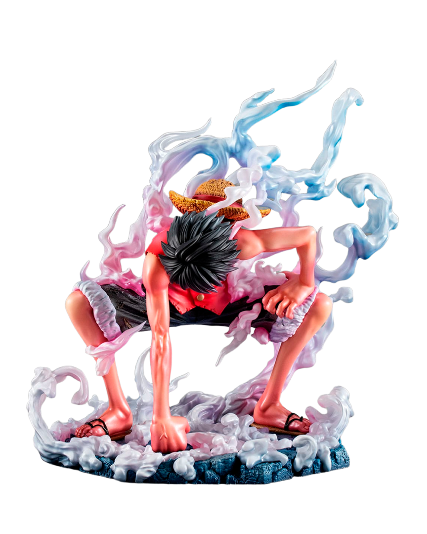 Figura monkey d. luffy one piece gear 2 p.o.p. limited edition megahouse