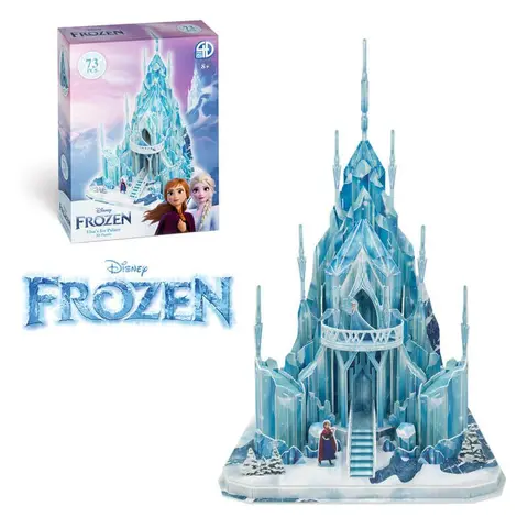 Puzzle 3D Disney Frozen Castillo De Hielo De Elsa