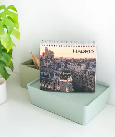 Comprar Calendario De Escritorio Deluxe 2024 Madrid
