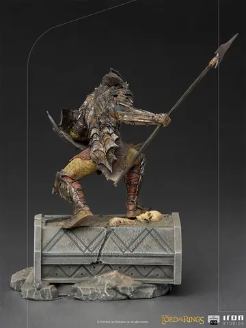Comprar Figura Art Scale El Señor De Los Anillos Orco Con Armadura Figuras